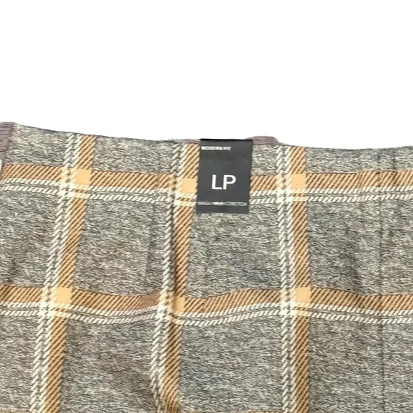 New Amanda+Chelsea Stretch Comfort Waist Plaid Poly Mini Skirt Women's Petite L - Picture 5 of 8